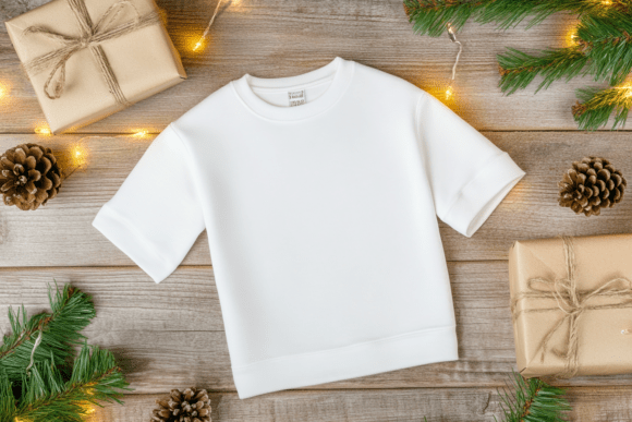 Download Christmas Sweatshirt Flat Lay Mockup - Premium Bundle