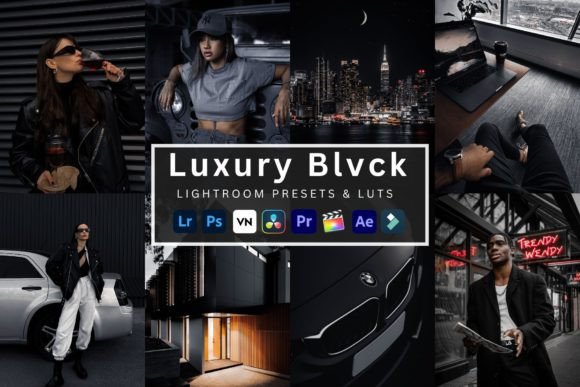 Download Luxury Blvck Lightroom Presets &amp; Luts - Premium Resources